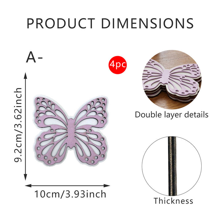 Decorative Butterfly Wooden Figure Stornfield