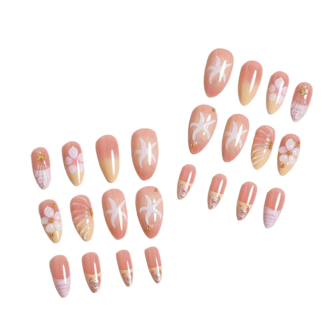Premium Decorative Press-On Nail Set Stornfield