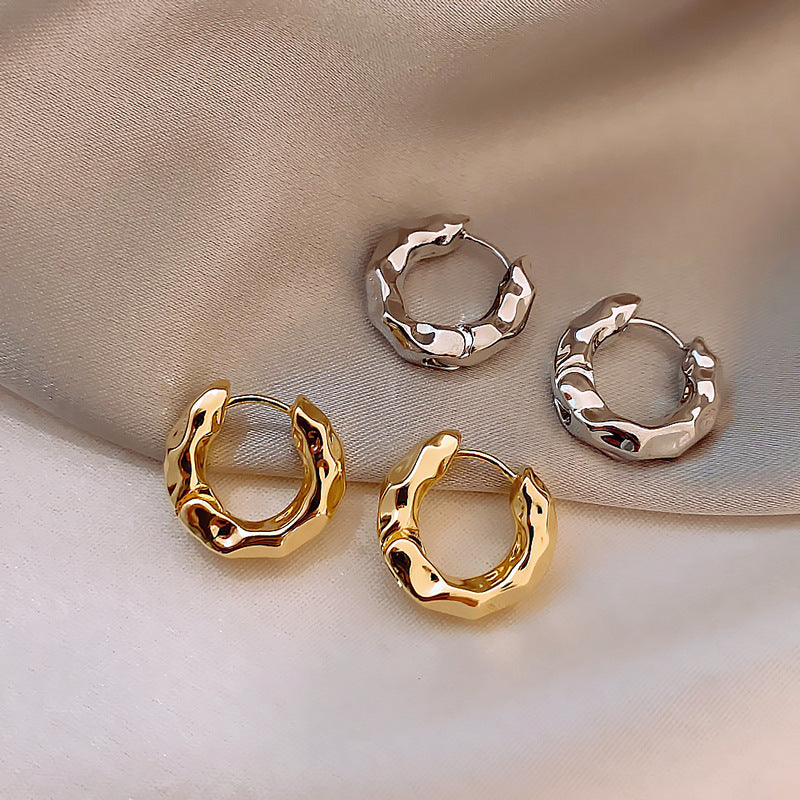 Structured Earrings Made of High-Quality Stainless Steel Stornfield