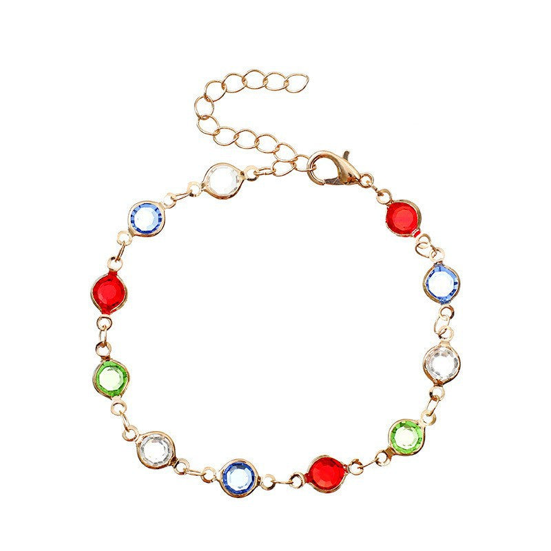 Butterfly and Daisy Charm Anklet Stornfield