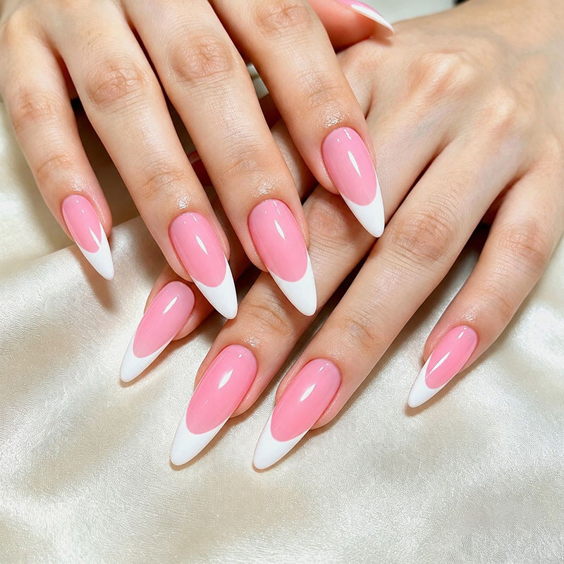 Elegant French Tip Nail Design Stornfield