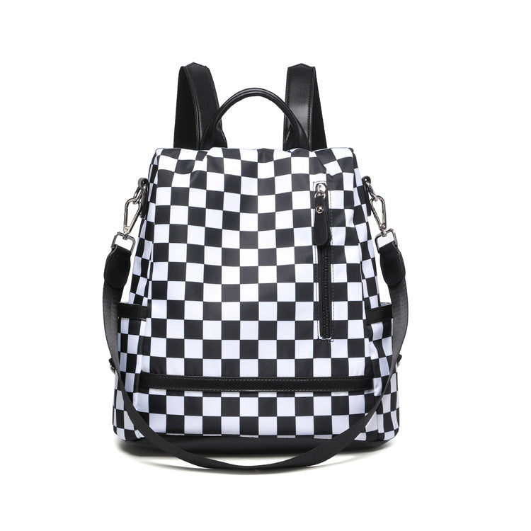 Stylish Checkered Backpack Stornfield