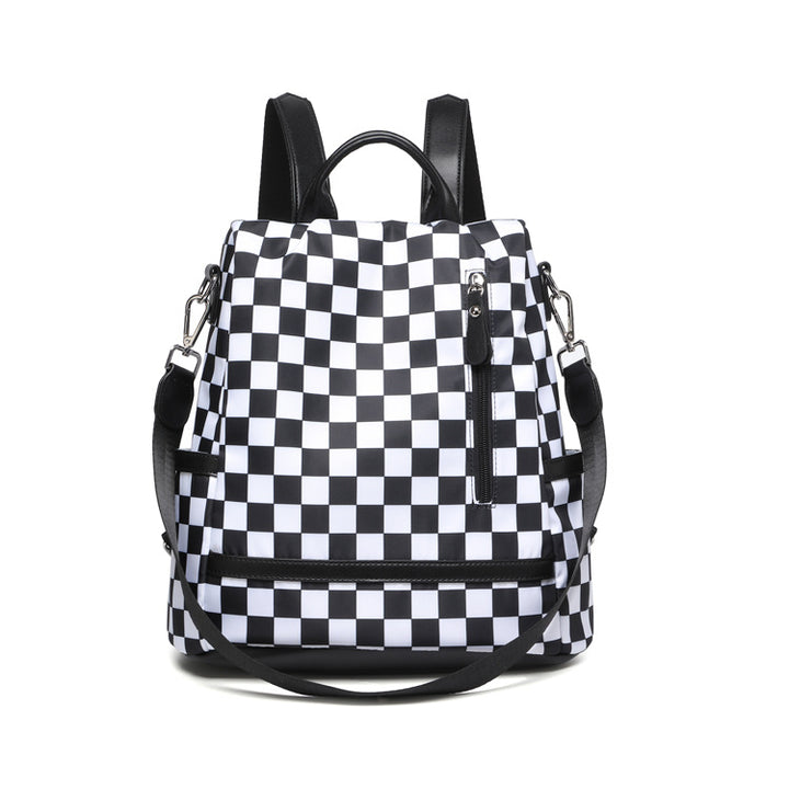 Stylish Checkered Backpack Stornfield