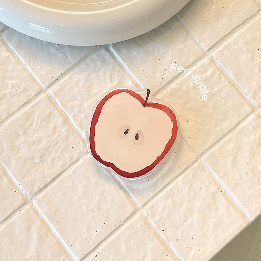 Apple motif coasters Stornfield
