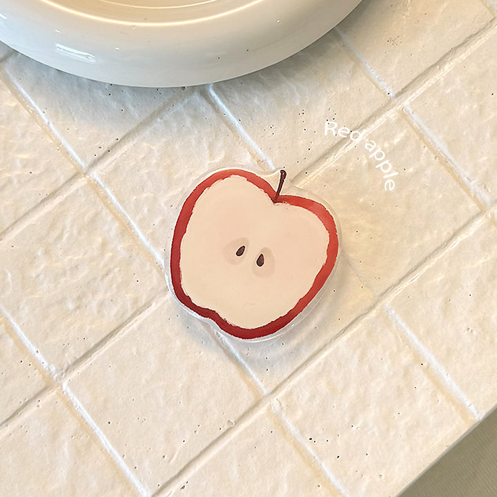 Apple motif coasters Stornfield