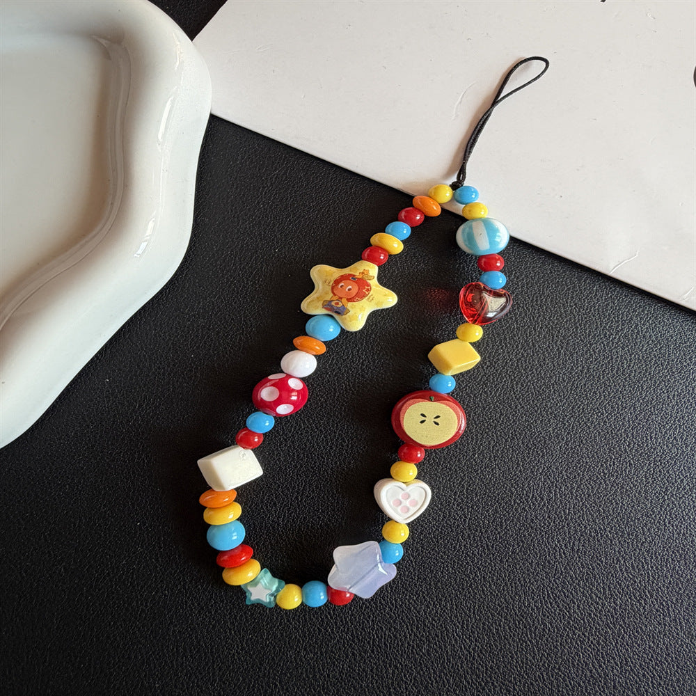 Playful Themed Beaded Eyewear Holder Stornfield