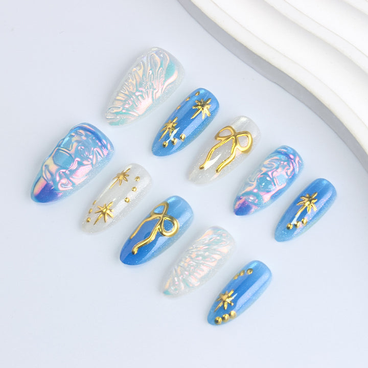 Artistic Press-On Nail Art Set Stornfield 1787542830