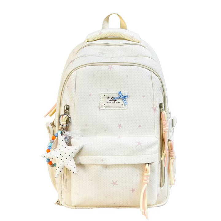 Star-Embellished Multi-Pocket Backpack Stornfield
