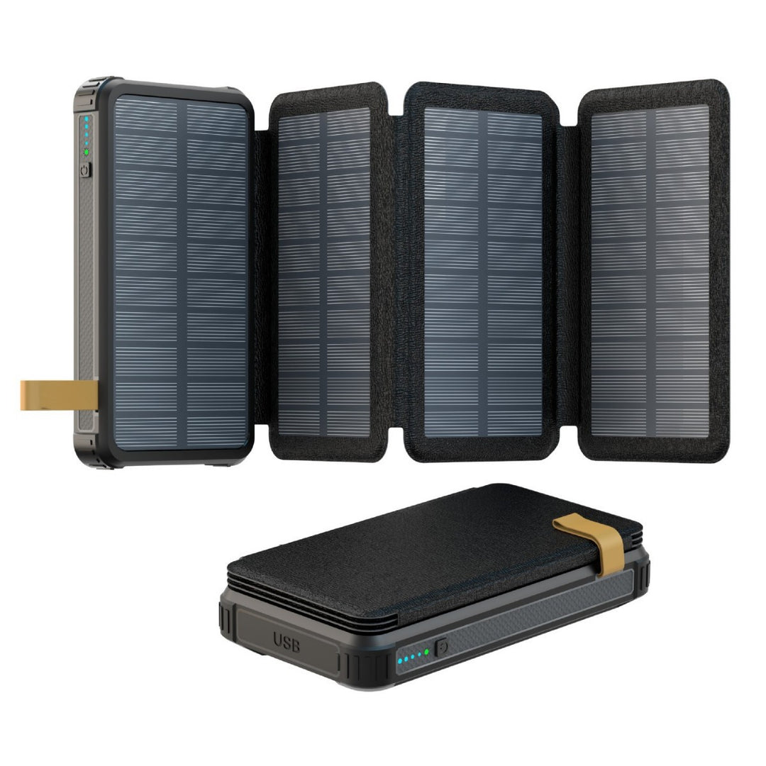 Solar-powered Power Bank with Fast Charging Function from Stornfield