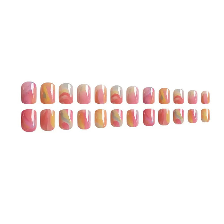 Nail set with marble pattern Stornfield