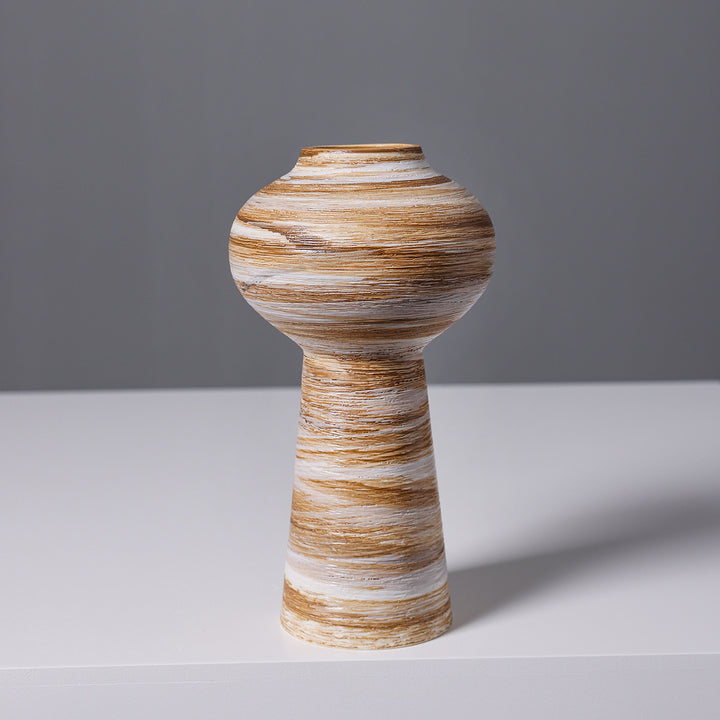 Artistic Spiral Design Ceramic Vase Stornfeild