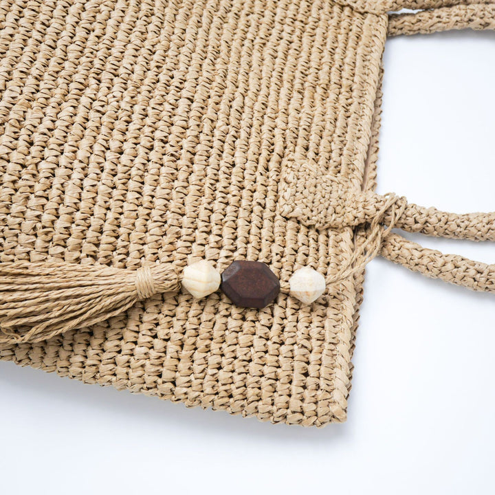 Macramé bag with tassel details Stornfield