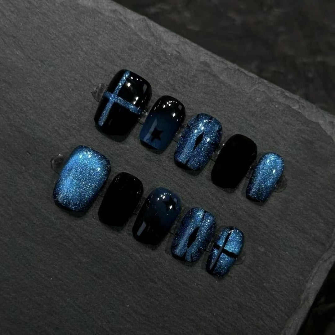 Starry Night Glitter Nail Art Set Stornfield