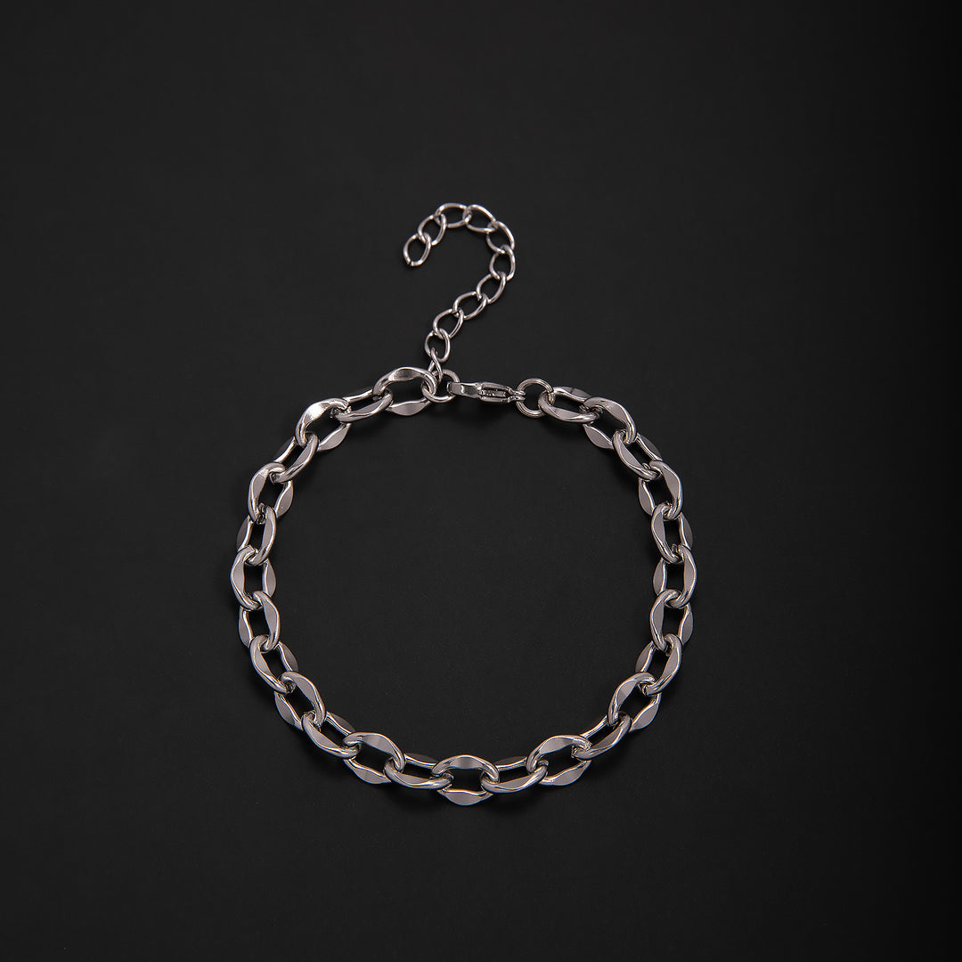 Textured Chain Link Bracelet Stornfield