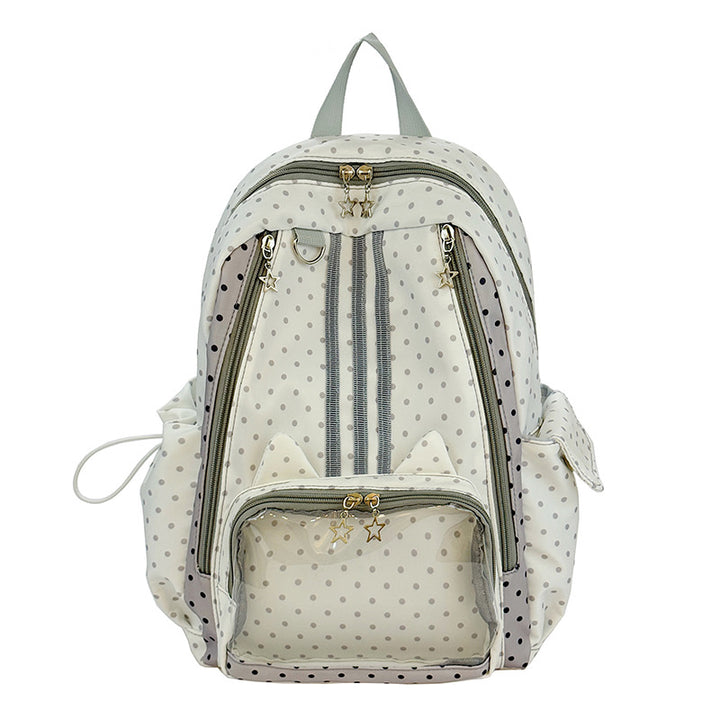 Playful Polka Dot School Backpack Stornfield