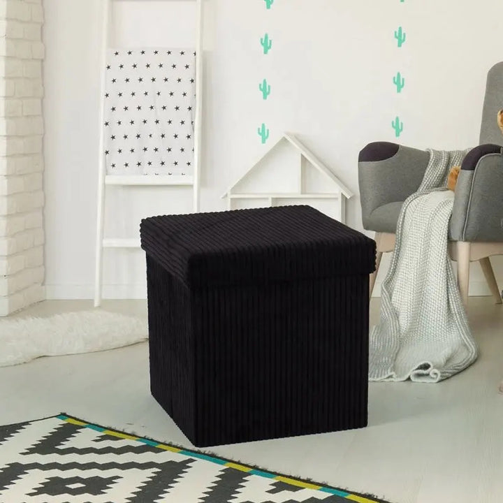 Elegant Upholstered Storage Stool Stornfield
