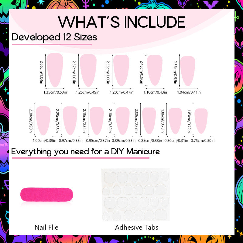 Artificial Nail Set with Elegant Drop Designs Stornfield