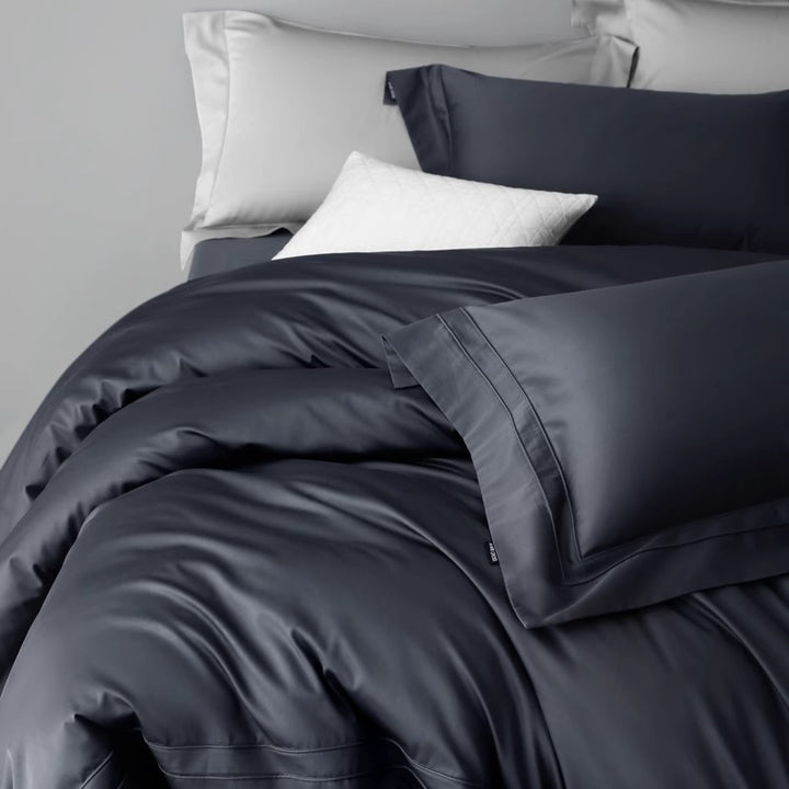 Luxury Sateen Duvet Cover Bedding Set with Hotel-Grade Pillowcases