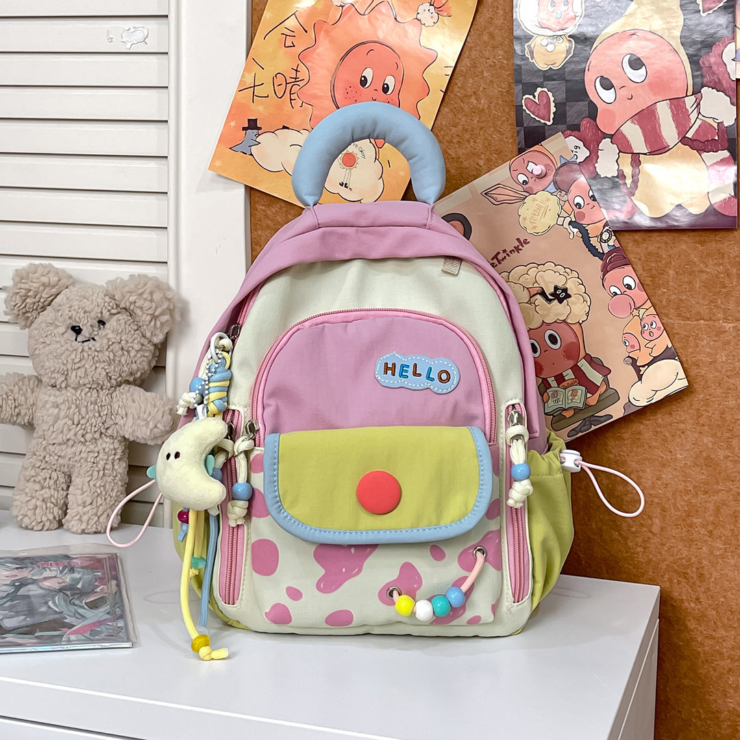 Whimsical Graphic Print Backpack Stornfield