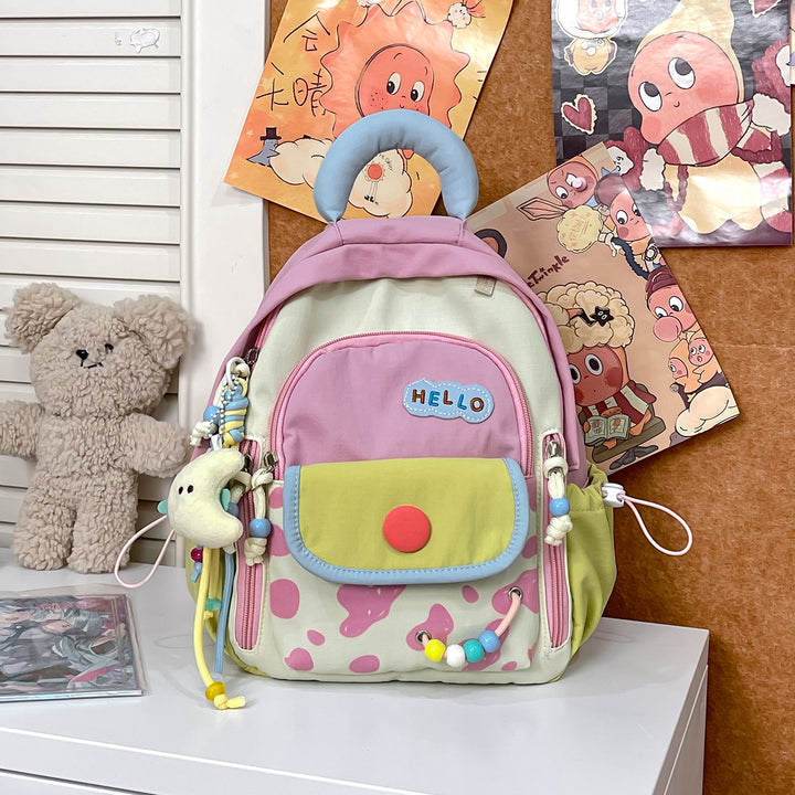Whimsical Graphic Print Backpack Stornfield