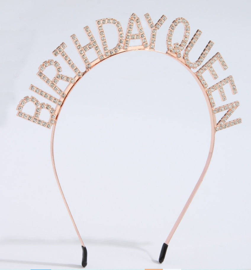 Women's hair accessories with sparkling lettering Stornfield