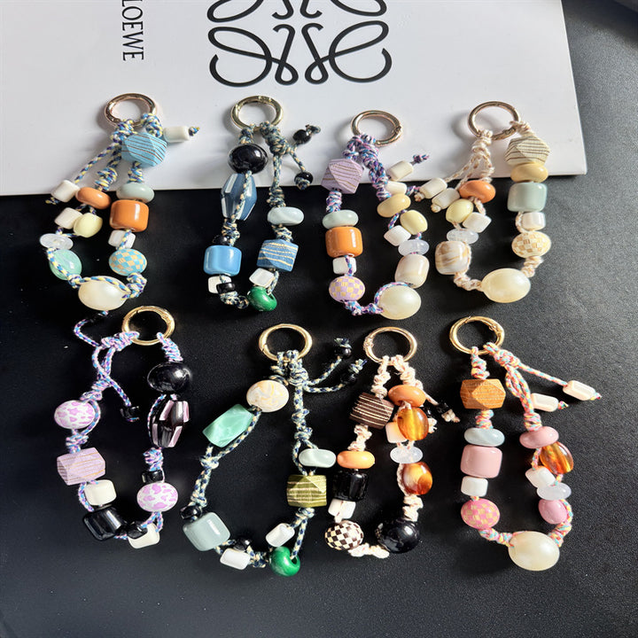 Decorative Beaded Charm Keychain Stornfield 1790135561