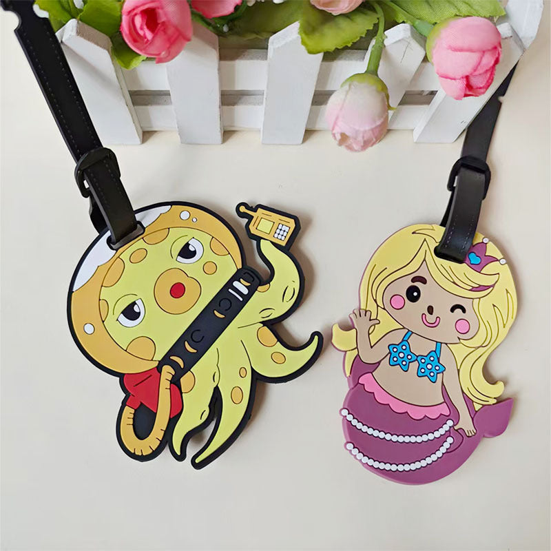 Unisex Mermaid Character Luggage Tag Stornfield