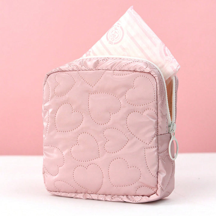 Practical cosmetic bag with heart motif Stornfield