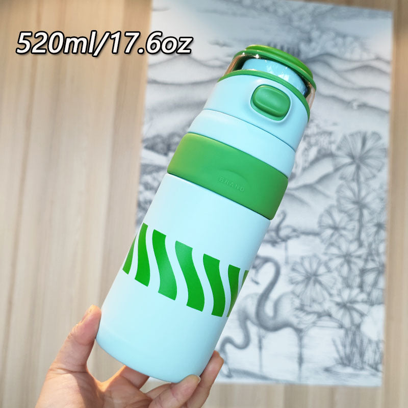 Women's BPA-free water bottle with innovative safety closure Stornfield