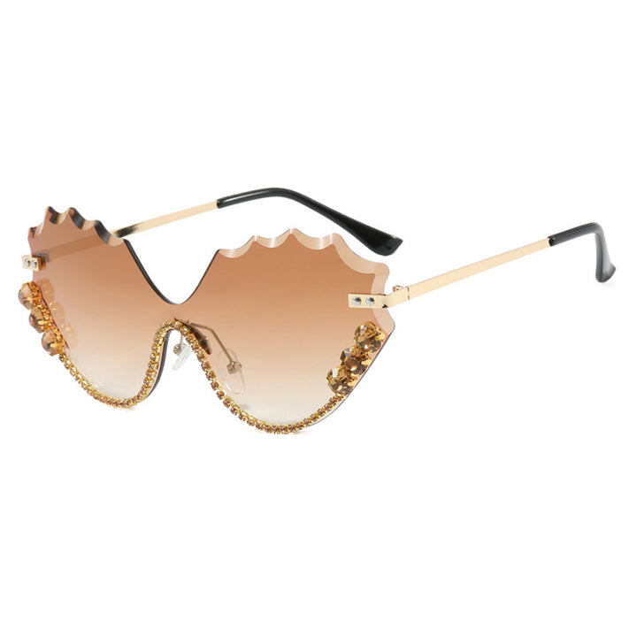 Women's extravagant sunglasses with sparkling accent and unique design Stornfield