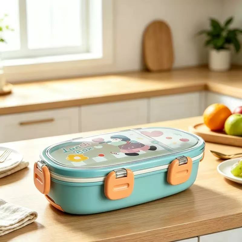 Fun-Themed Multi-Compartment Lunch Box