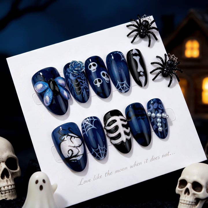 Gothic Themed Press-On Nails