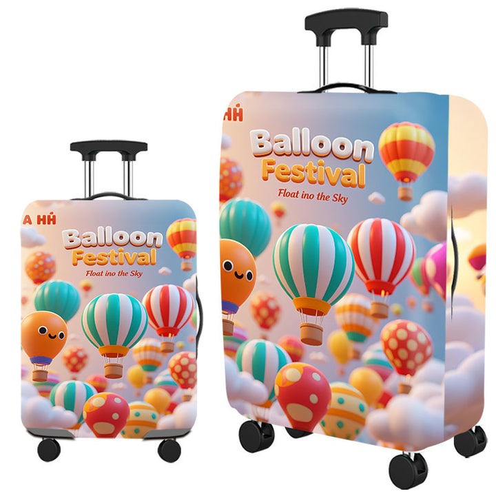 Tropical Leaf Print Hard Shell Luggage Stornfield