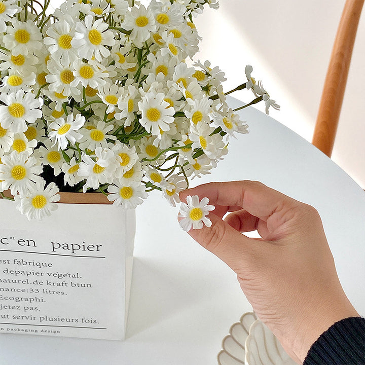 Charming Faux Daisy Bouquet