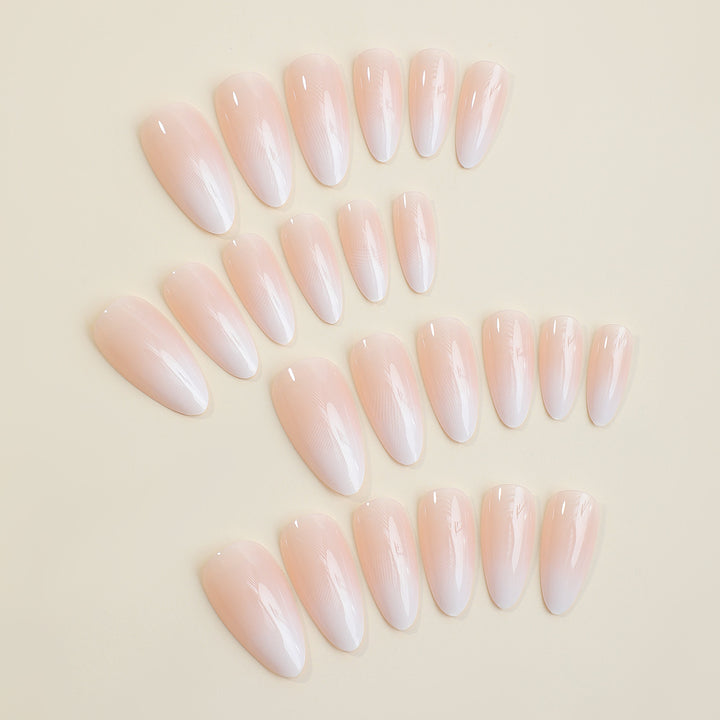 Premium Natural Finish Press-On Nails Stornfield