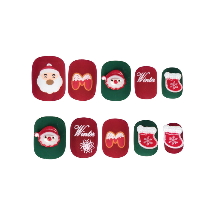 Christmas nail art with festive design Stornfield