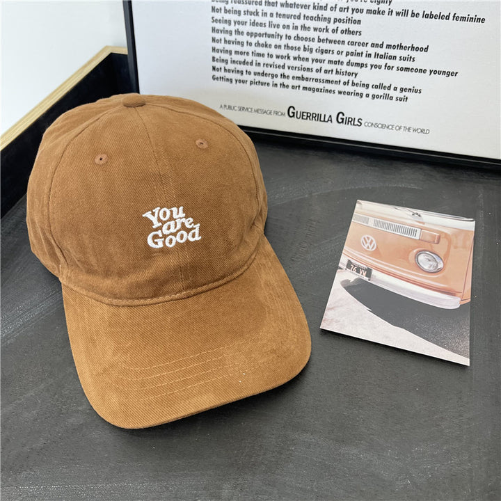 Women's Corduroy Graphic Baseball Cap Stornfield