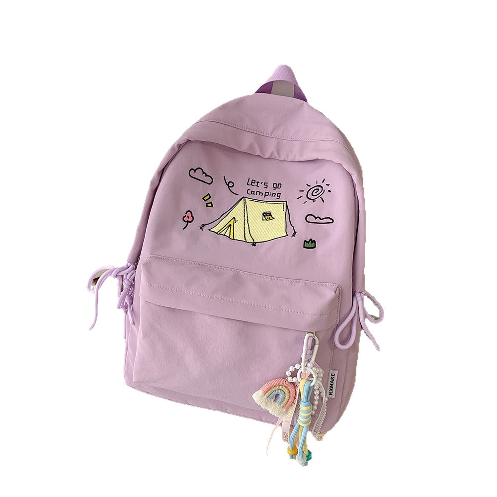 Camping-Themed Casual Backpack Stornfield