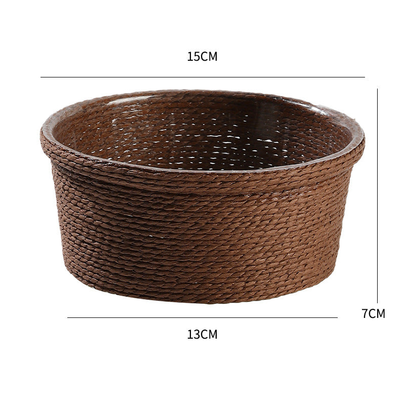 Natural Fiber Decorative Storage Container Stornfield
