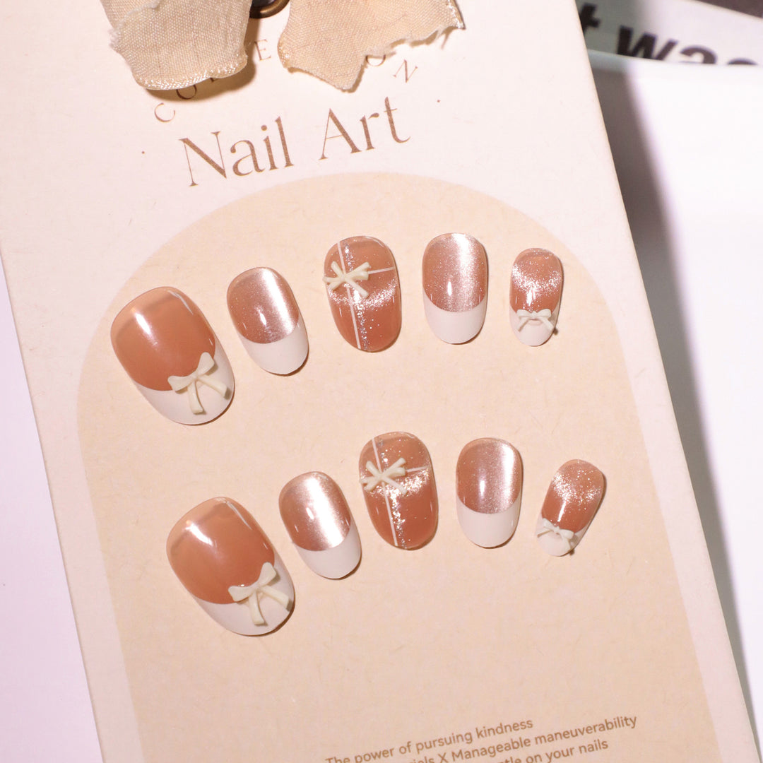 Elegant Artificial Nail Art with Delicate Floral Designs Stornfield