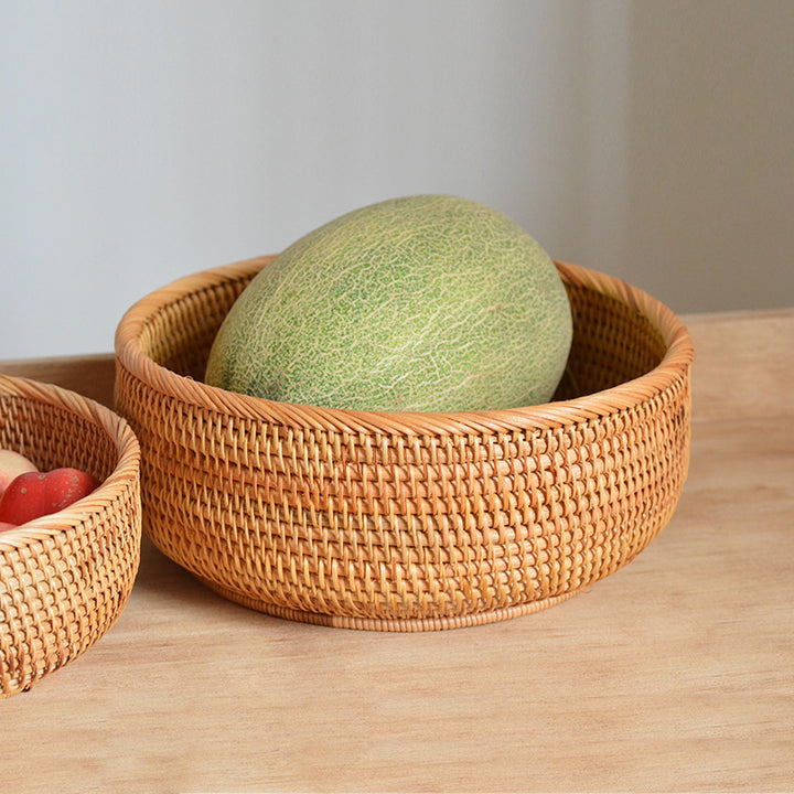 Ladies' beef decoration basket made of natural material Stornfield