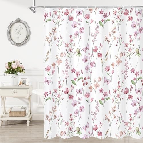 Floral Print Shower Curtain Stornfield