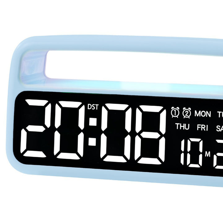 Digital alarm clock with clear LED display and modern features Stornfield