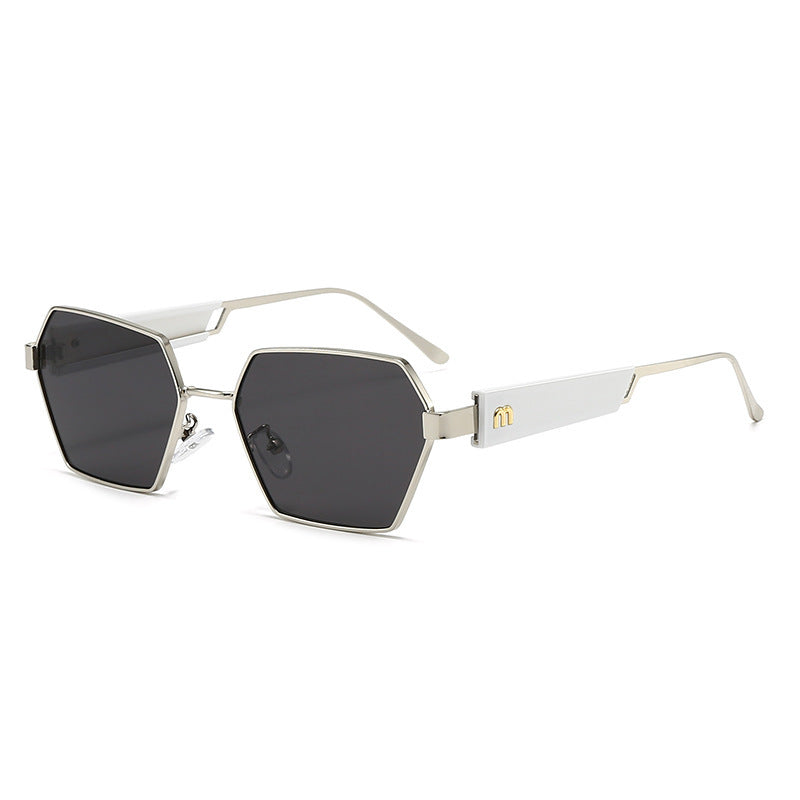 Women's Hexagon Sunglasses with Luxurious Metal Accents Stornfield
