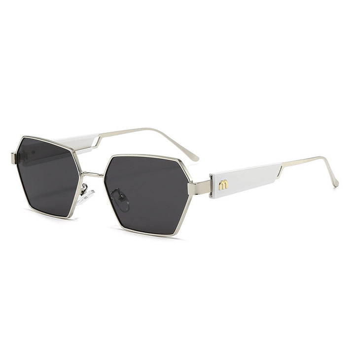 Women's Hexagon Sunglasses with Luxurious Metal Accents Stornfield