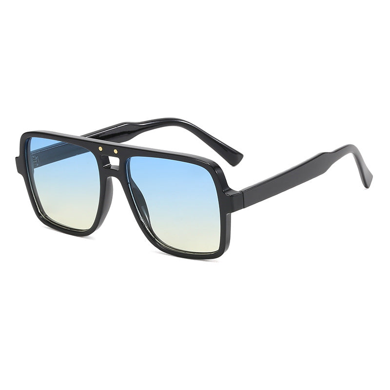 Women's square oversized sunglasses with trendy transparent frame Stornfield