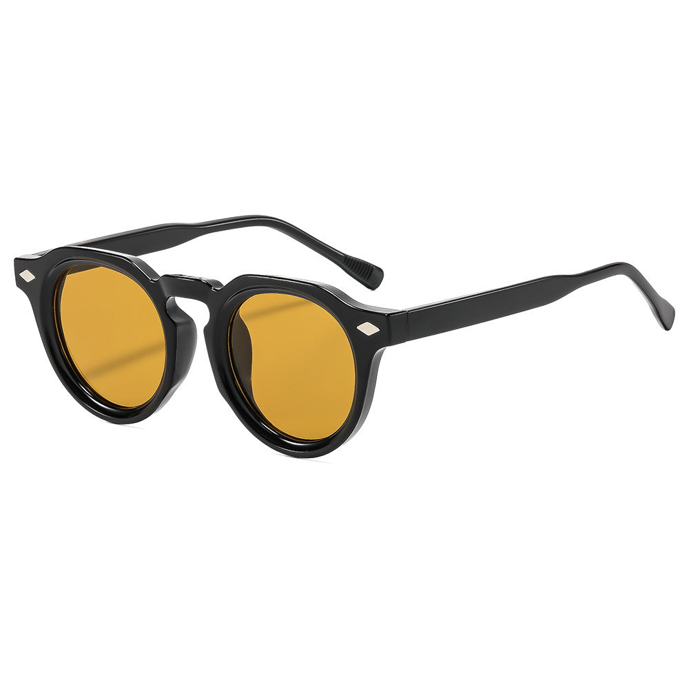 Retro-Inspired Round Frame Sunglasses Stornfield