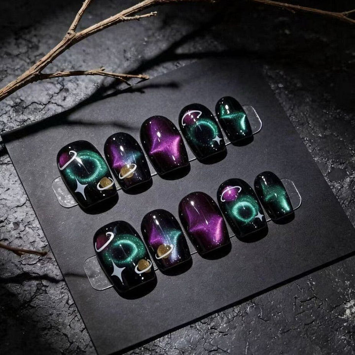 Artistic Press-On Nail Art Design Set Stornfield