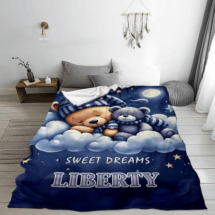 Cartoon-Themed Comfort Blanket