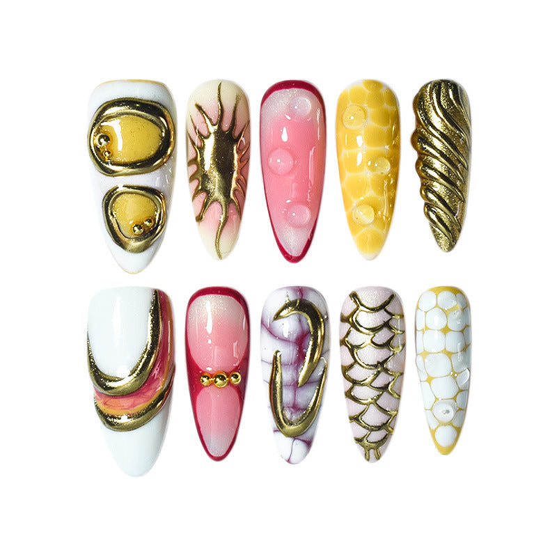 Premium 3D Nail Art Tips Stornfield